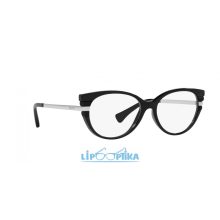 RALPH LAUREN 0RA7127 5001 SHINY BLACK WITH GREY DETAILS 54 Lipo Optika