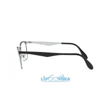 RAY-BAN 0RX6344 2861 BLACK ON SILVER Lipo Optika