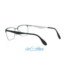 RAY-BAN 0RX6344 2861 BLACK ON SILVER Lipo Optika