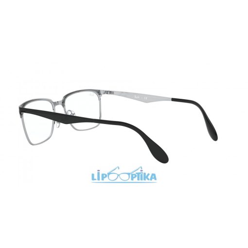 RAY-BAN 0RX6344 2861 BLACK ON SILVER Lipo Optika