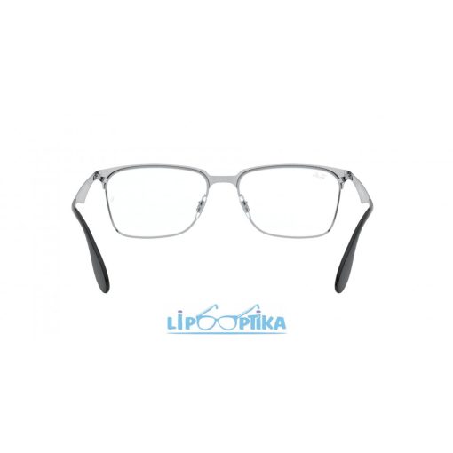 RAY-BAN 0RX6344 2861 BLACK ON SILVER Lipo Optika