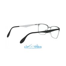 RAY-BAN 0RX6344 2861 BLACK ON SILVER Lipo Optika