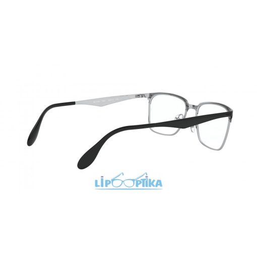 RAY-BAN 0RX6344 2861 BLACK ON SILVER Lipo Optika