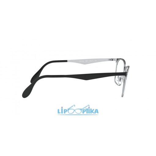 RAY-BAN 0RX6344 2861 BLACK ON SILVER Lipo Optika
