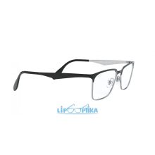 RAY-BAN 0RX6344 2861 BLACK ON SILVER Lipo Optika