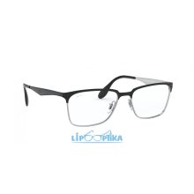 RAY-BAN 0RX6344 2861 BLACK ON SILVER Lipo Optika