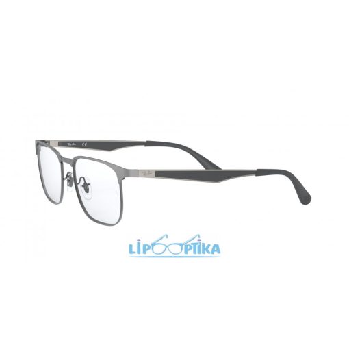 RAY-BAN 0RX6363 2553 BRUSHED GUNMETAL ON GUNMETAL Lipo Optika