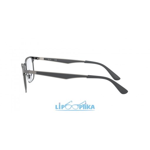 RAY-BAN 0RX6363 2553 BRUSHED GUNMETAL ON GUNMETAL Lipo Optika