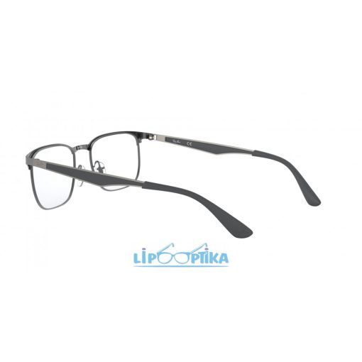 RAY-BAN 0RX6363 2553 BRUSHED GUNMETAL ON GUNMETAL Lipo Optika