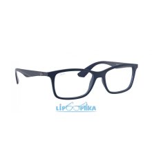 RAY-BAN 0RX7047 5450 MATTE TRANSPARENT BLUE 54 Lipo Optika