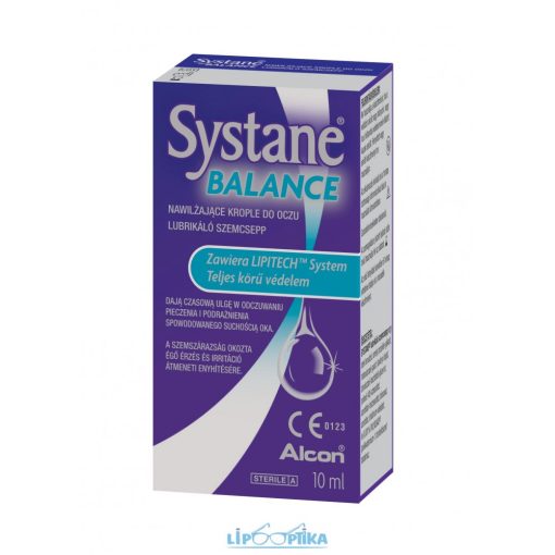 SYSTANE® BALANCE lubrikáló szemcsepp 10ml Lipo Optika