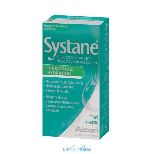 SYSTANE® HIDRATÁLÁS Tartósítószer-mentes lubrikáló szemcsepp 10ml