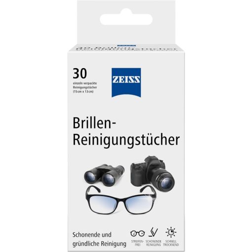 Zeiss Brillen-Reinigungstücher nedves szemüvegtörlő 30 db